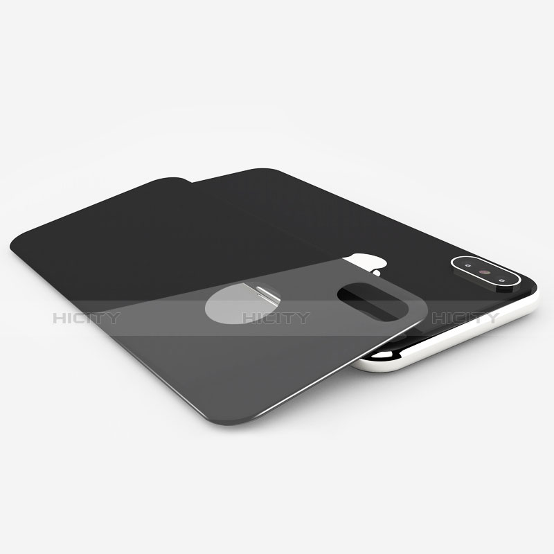 Apple iPhone Xs Max用強化ガラス 背面保護フィルム B01 アップル クリア