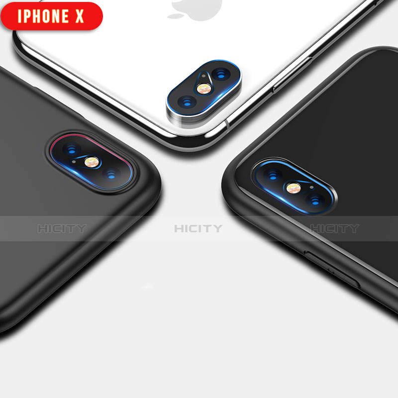 Apple iPhone Xs Max用強化ガラス カメラプロテクター カメラレンズ 保護ガラスフイルム F05 アップル クリア
