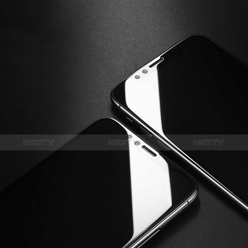 Apple iPhone Xs Max用強化ガラス フル液晶保護フィルム F16 アップル ブラック