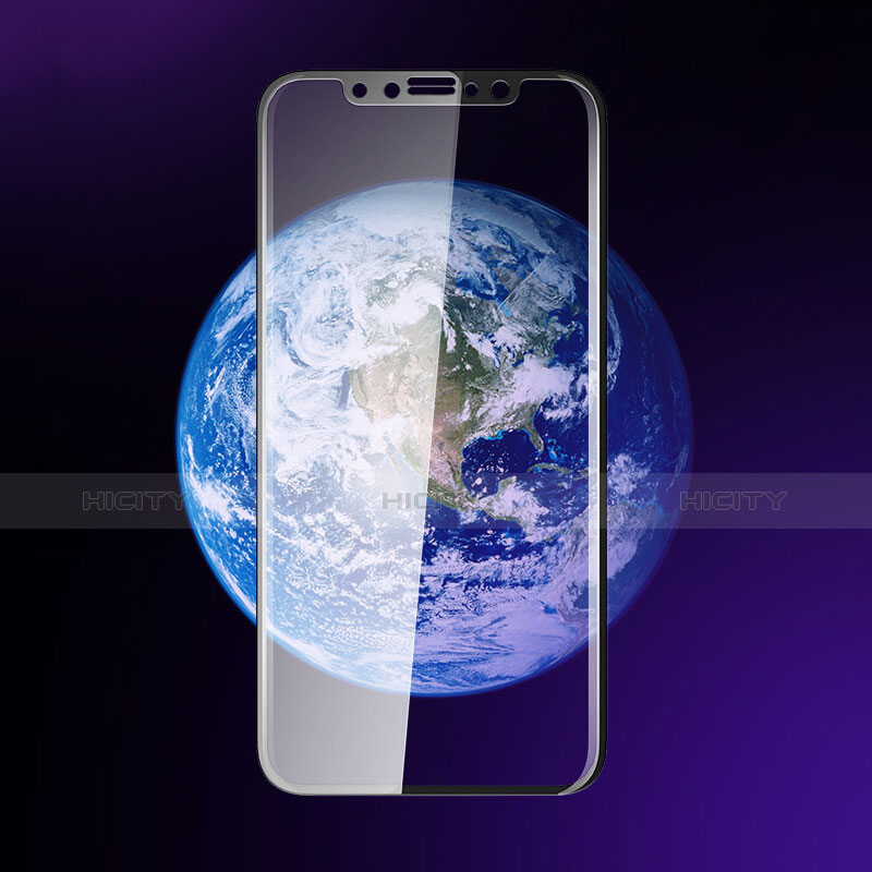 Apple iPhone Xs Max用強化ガラス フル液晶保護フィルム F15 アップル ブラック