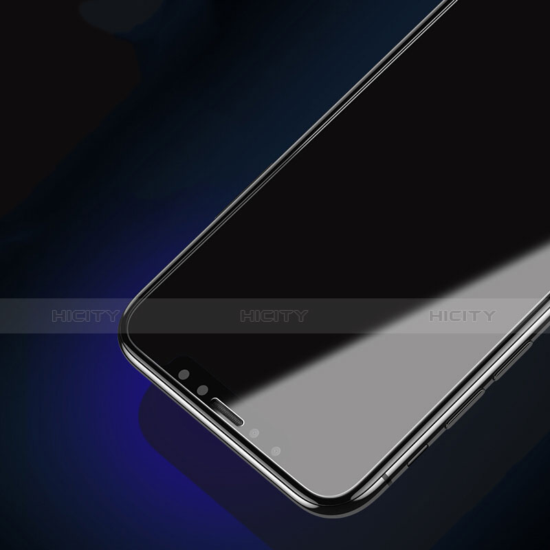 Apple iPhone Xs Max用強化ガラス フル液晶保護フィルム F17 アップル ブラック