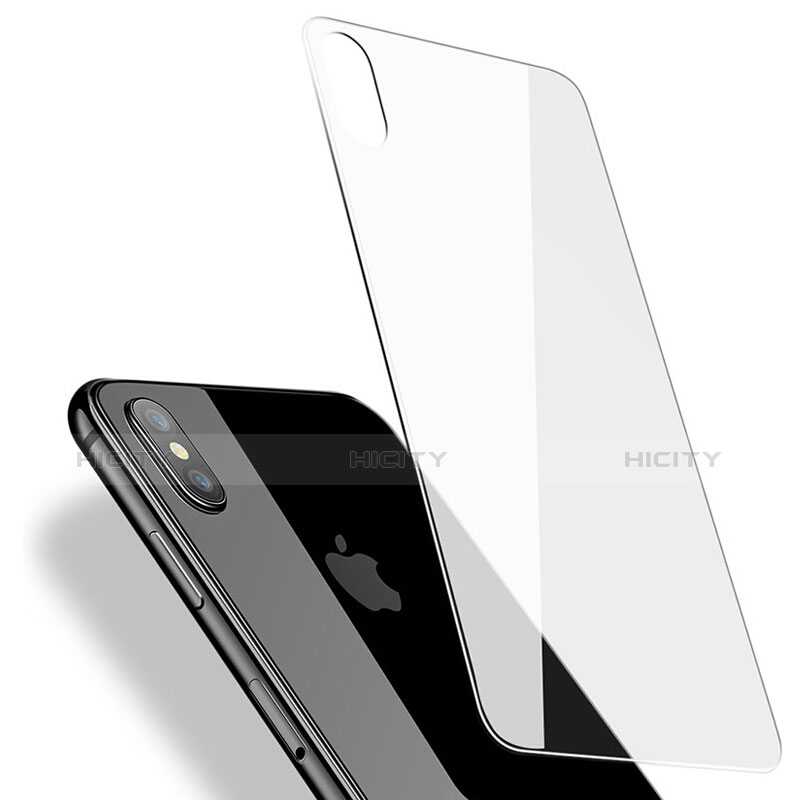 Apple iPhone Xs Max用強化ガラス 背面保護フィルム B06 アップル クリア