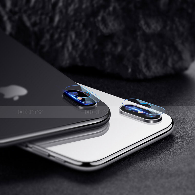 Apple iPhone Xs Max用強化ガラス カメラプロテクター カメラレンズ 保護ガラスフイルム F03 アップル クリア