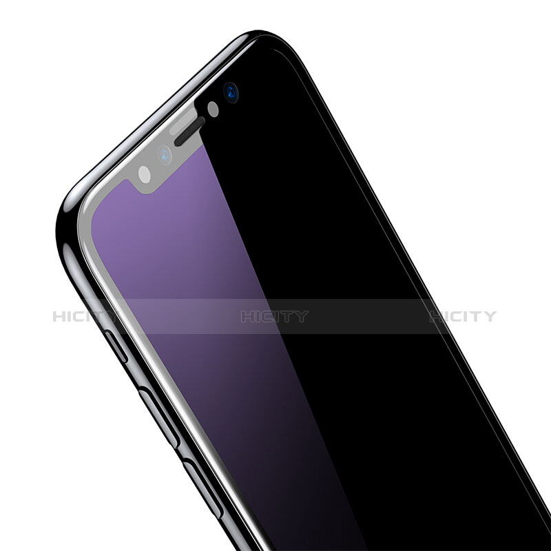 Apple iPhone Xs Max用強化ガラス 液晶保護フィルム 3D アップル ブラック
