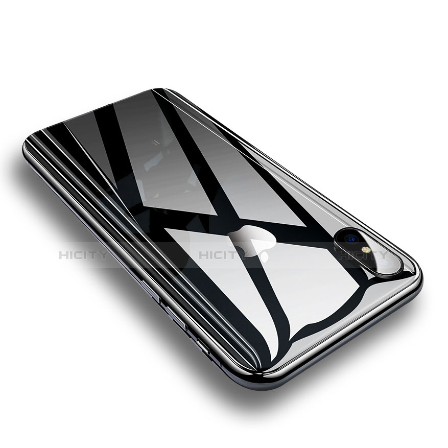 Apple iPhone Xs Max用強化ガラス 背面保護フィルム P01 アップル ホワイト