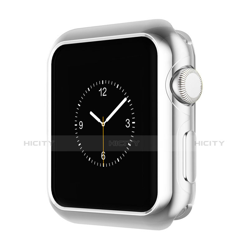 Apple iWatch 2 38mm用ケース 高級感 手触り良い アルミメタル 製の金属製 バンパー A01 アップル シルバー