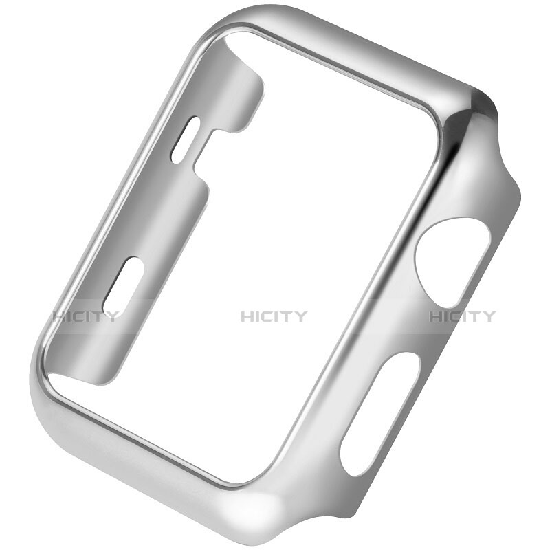 Apple iWatch 2 38mm用ケース 高級感 手触り良い アルミメタル 製の金属製 バンパー C03 アップル シルバー