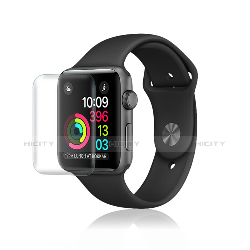 Apple iWatch 2 38mm用強化ガラス 液晶保護フィルム F07 アップル クリア