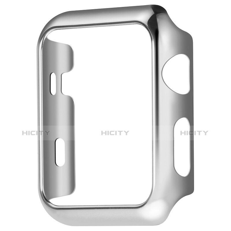 Apple iWatch 2 42mm用ケース 高級感 手触り良い アルミメタル 製の金属製 バンパー C03 アップル シルバー