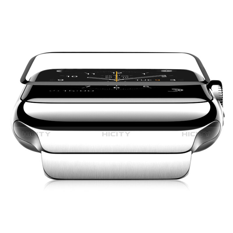 Apple iWatch 42mm用強化ガラス 液晶保護フィルム F04 アップル クリア