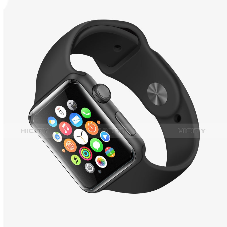 Apple iWatch 42mm用強化ガラス 液晶保護フィルム T01 アップル クリア