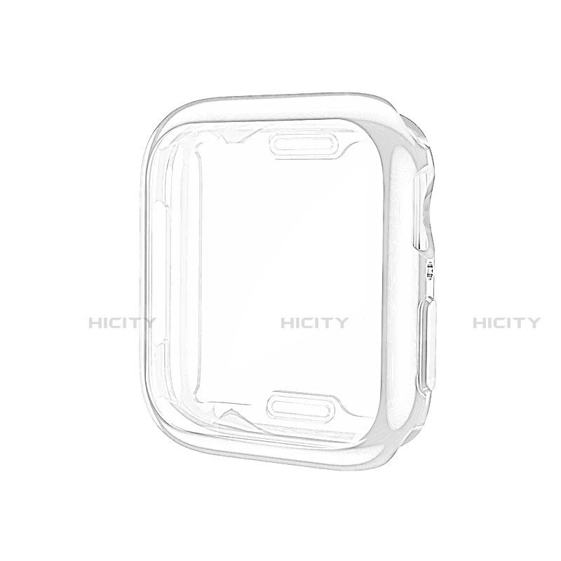 Apple iWatch 5 40mm用極薄ソフトケース シリコンケース 耐衝撃 全面保護 S01 アップル クリア