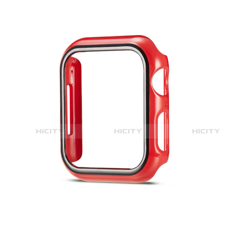 Apple iWatch 5 44mm用ハードケース プラスチック 質感もマット カバー M01 アップル レッド