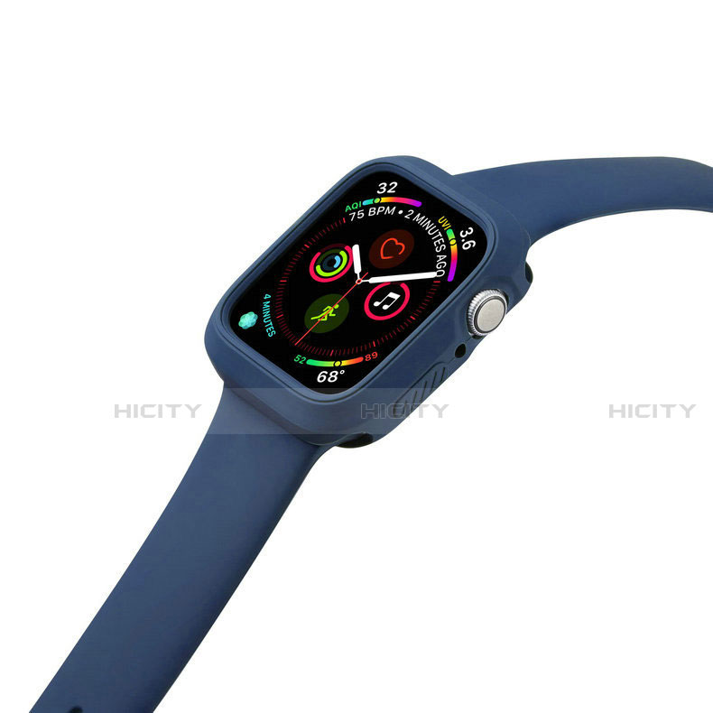 Apple iWatch 5 44mm用360度 フルカバー極薄ソフトケース シリコンケース 耐衝撃 全面保護 バンパー アップル 