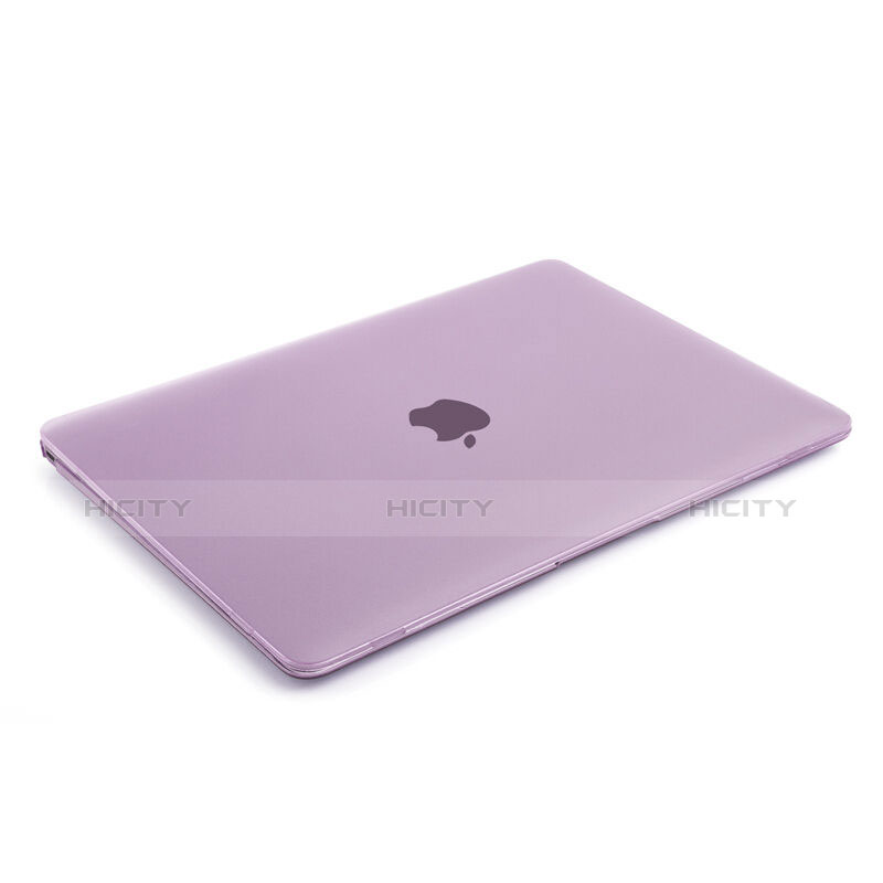 Apple MacBook 12 インチ用極薄ケース クリア透明 プラスチック アップル ピンク