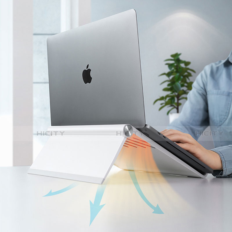 Apple MacBook 12 インチ用ノートブックホルダー ラップトップスタンド K11 アップル シルバー