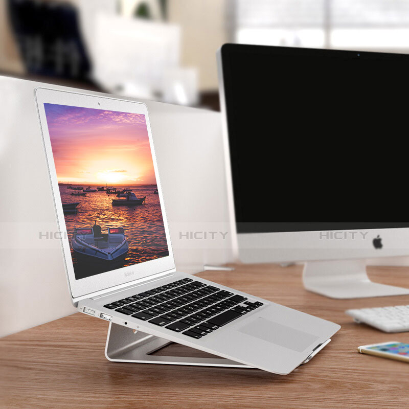 Apple MacBook 12 インチ用ノートブックホルダー ラップトップスタンド S11 アップル シルバー
