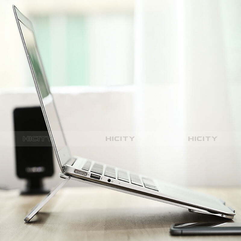 Apple MacBook Air 11 インチ用ノートブックホルダー ラップトップスタンド S03 アップル シルバー