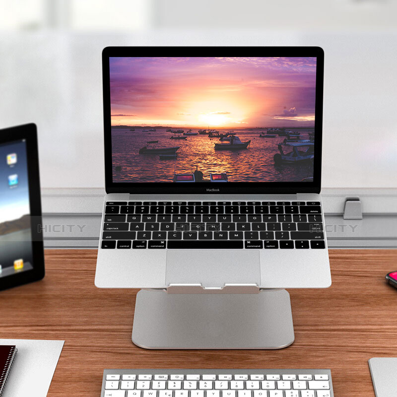 Apple MacBook Air 11 インチ用ノートブックホルダー ラップトップスタンド S12 アップル シルバー