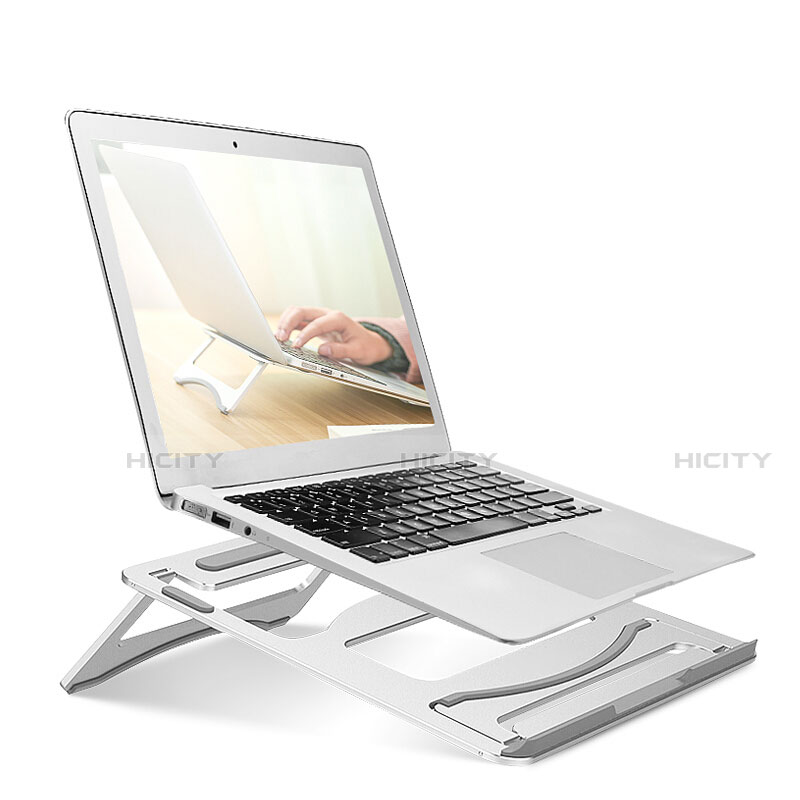 Apple MacBook Air 13 インチ (2020)用ノートブックホルダー ラップトップスタンド S03 アップル シルバー