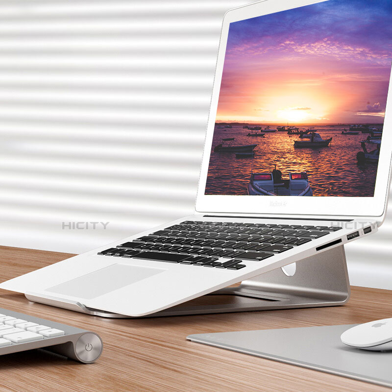 Apple MacBook Air 13 インチ (2020)用ノートブックホルダー ラップトップスタンド S11 アップル シルバー