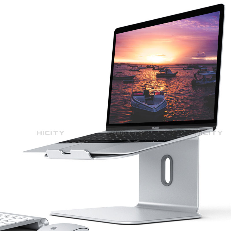 Apple MacBook Air 13 インチ (2020)用ノートブックホルダー ラップトップスタンド S12 アップル シルバー