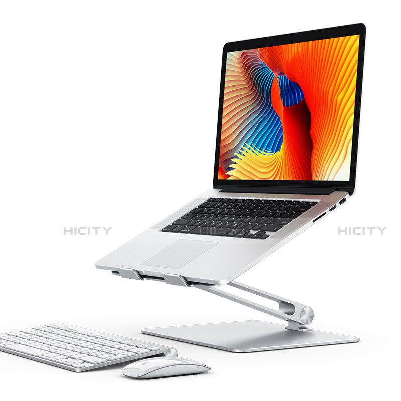 Apple MacBook Air 13.3 インチ (2018)用ノートブックホルダー ラップトップスタンド K07 アップル シルバー