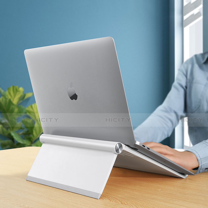 Apple MacBook Air 13.3 インチ (2018)用ノートブックホルダー ラップトップスタンド K11 アップル シルバー