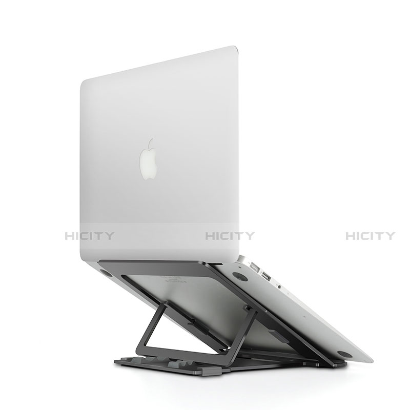 Apple MacBook Air 13.3 インチ (2018)用ノートブックホルダー ラップトップスタンド T08 アップル ブラック