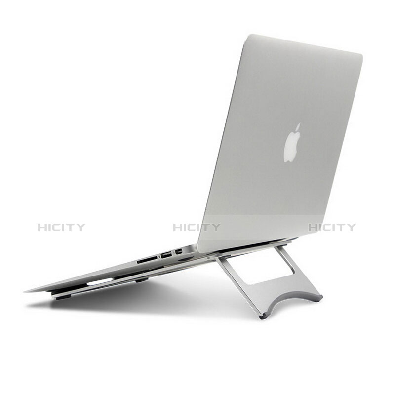 Apple MacBook Air 13.3 インチ (2018)用ノートブックホルダー ラップトップスタンド アップル シルバー