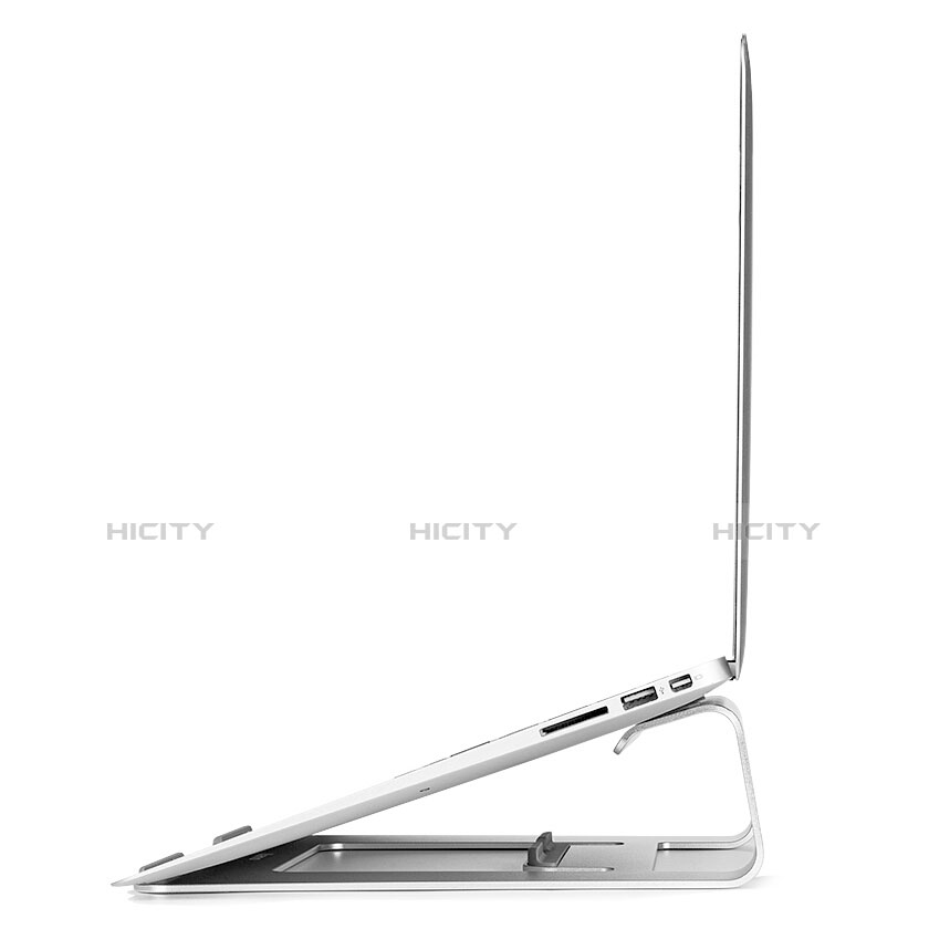 Apple MacBook Air 13.3 インチ (2018)用ノートブックホルダー ラップトップスタンド S05 アップル シルバー