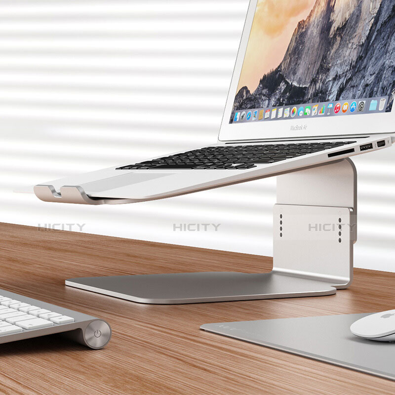Apple MacBook Air 13 インチ用ノートブックホルダー ラップトップスタンド S09 アップル シルバー