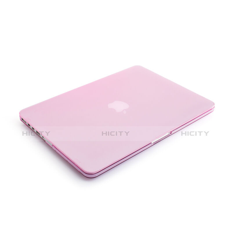Apple MacBook Pro 13 インチ用極薄ケース クリア透明 プラスチック アップル ピンク