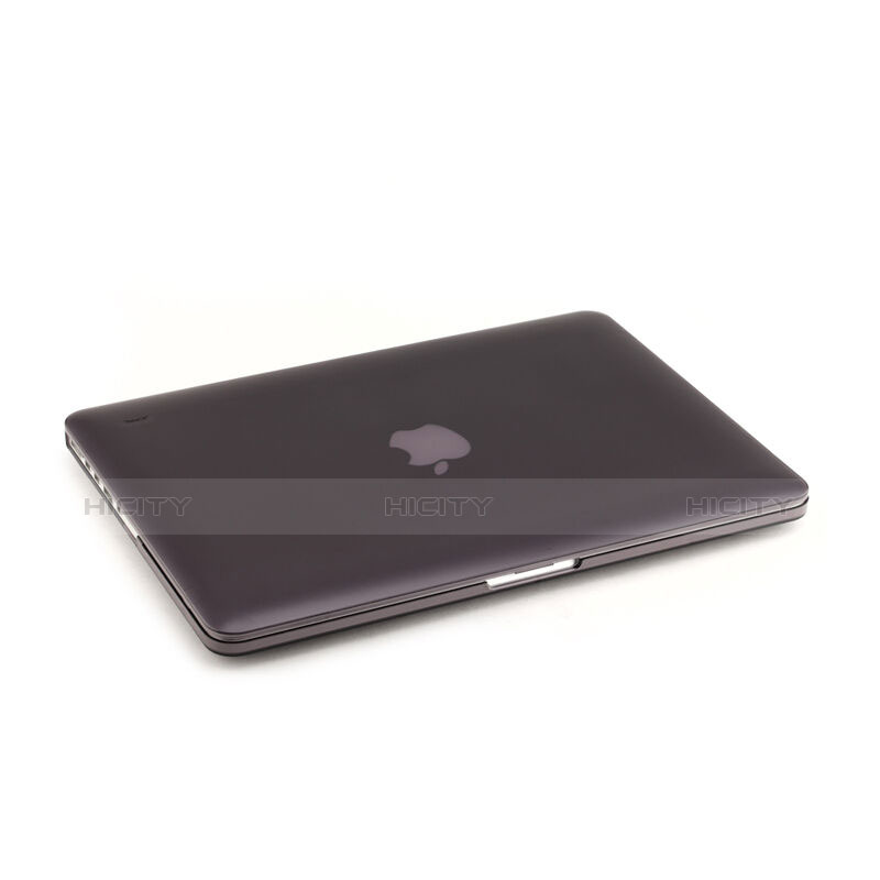 Apple MacBook Pro 13 インチ用極薄ケース クリア透明 プラスチック アップル グレー