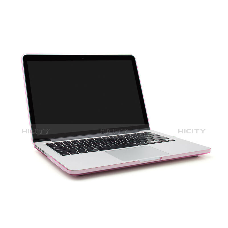 Apple MacBook Pro 13 インチ Retina用極薄ケース クリア透明 プラスチック アップル ピンク