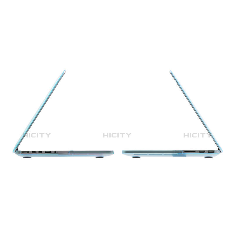 Apple MacBook Pro 13 インチ Retina用極薄ケース クリア透明 プラスチック アップル ネイビー