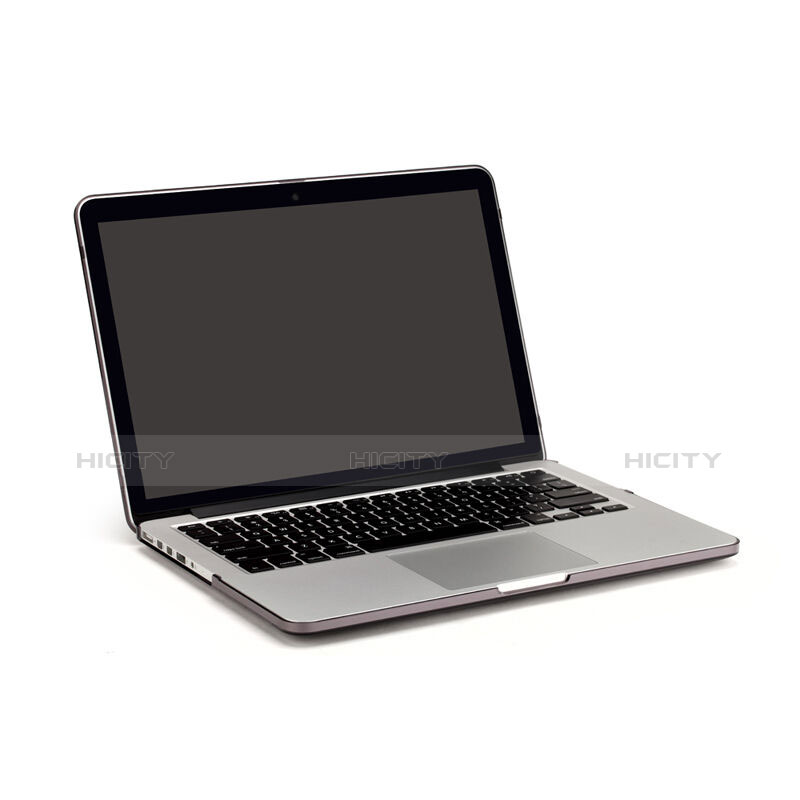 Apple MacBook Pro 13 インチ Retina用極薄ケース クリア透明 プラスチック アップル グレー