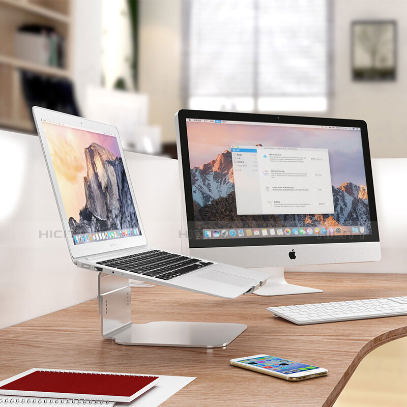 Apple MacBook Pro 13 インチ Retina用ノートブックホルダー ラップトップスタンド S09 アップル シルバー