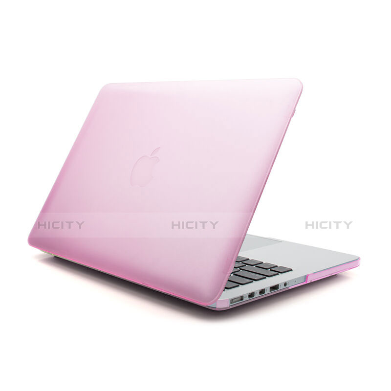 Apple MacBook Pro 15 インチ用極薄ケース クリア透明 プラスチック アップル ピンク