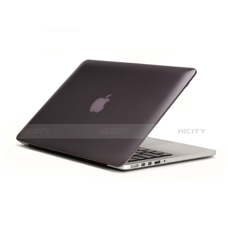Apple MacBook Pro 15 インチ Retina用極薄ケース クリア透明 プラスチック アップル グレー