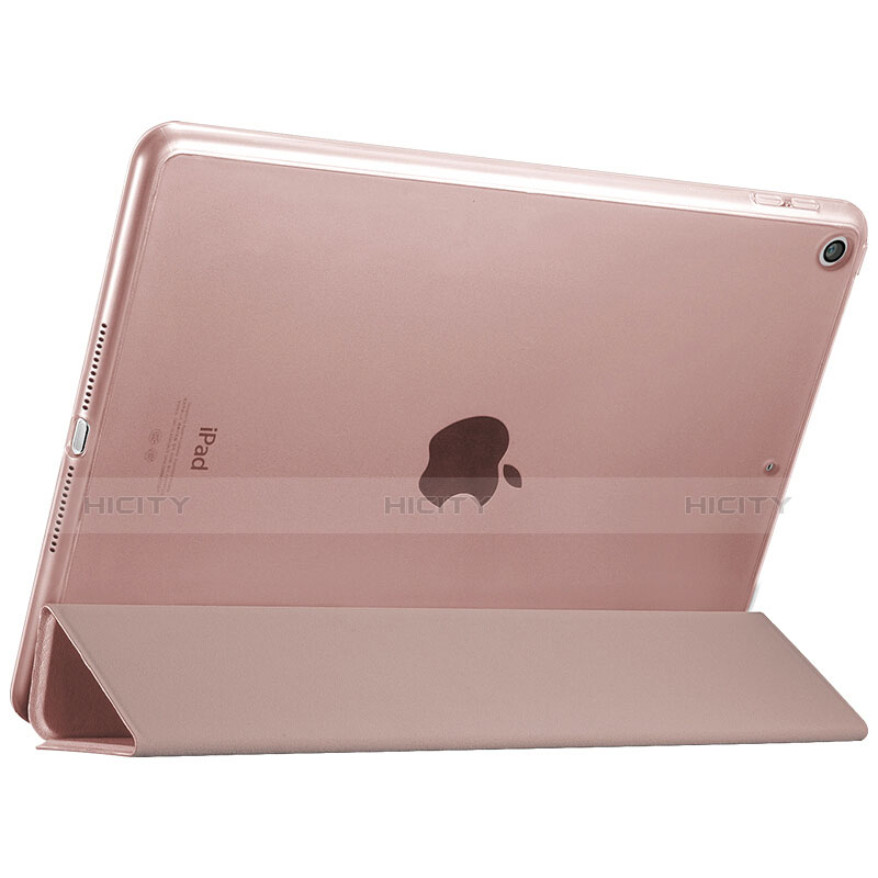 Apple New iPad 9.7 (2017)用手帳型 レザーケース スタンド アップル ローズゴールド