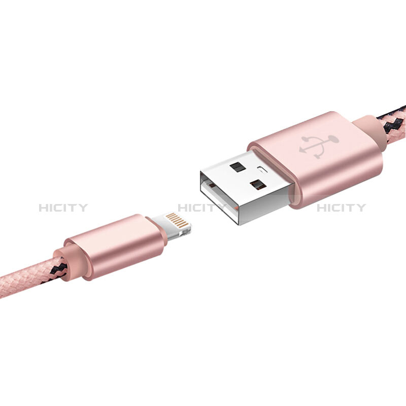 Apple New iPad 9.7 (2018)用USBケーブル 充電ケーブル L10 アップル ピンク
