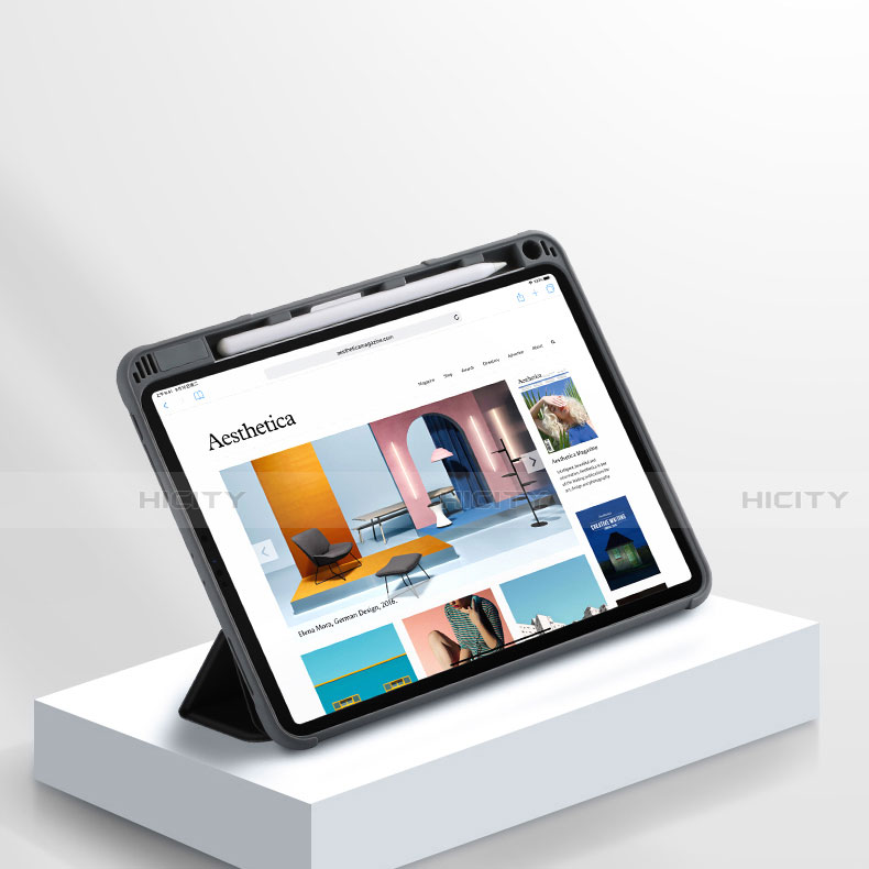 Apple New iPad Air 10.9 (2020)用手帳型 レザーケース スタンド カバー L02 アップル 