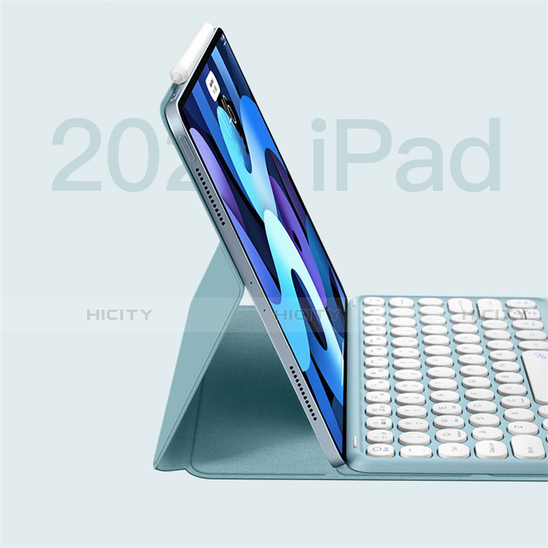 Apple New iPad Air 10.9 (2020)用手帳型 レザーケース スタンド アンド キーボード K01 アップル 
