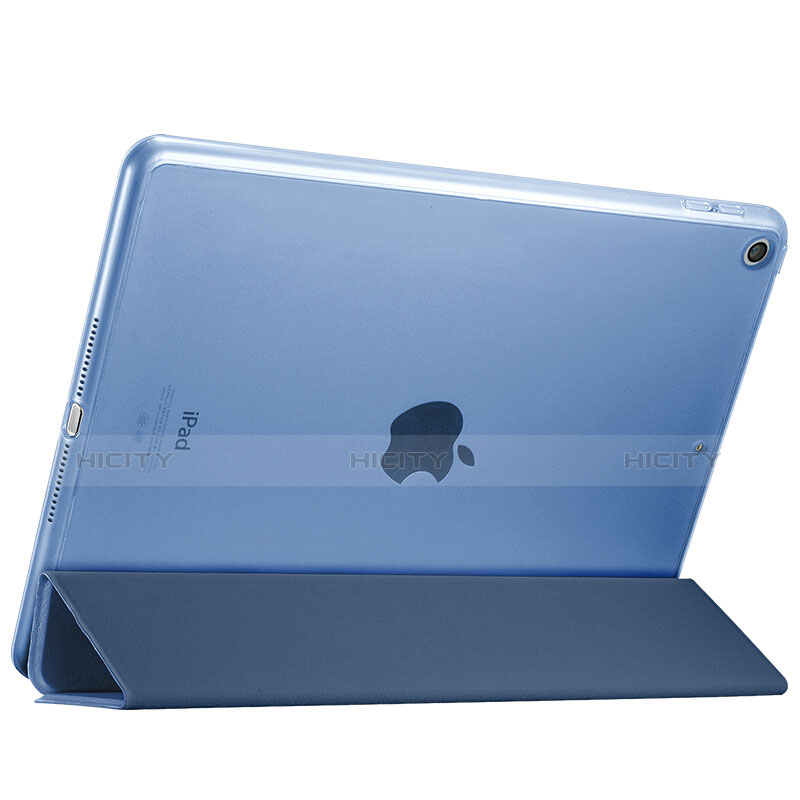 Apple New iPad Pro 9.7 (2017)用手帳型 レザーケース スタンド アップル ネイビー