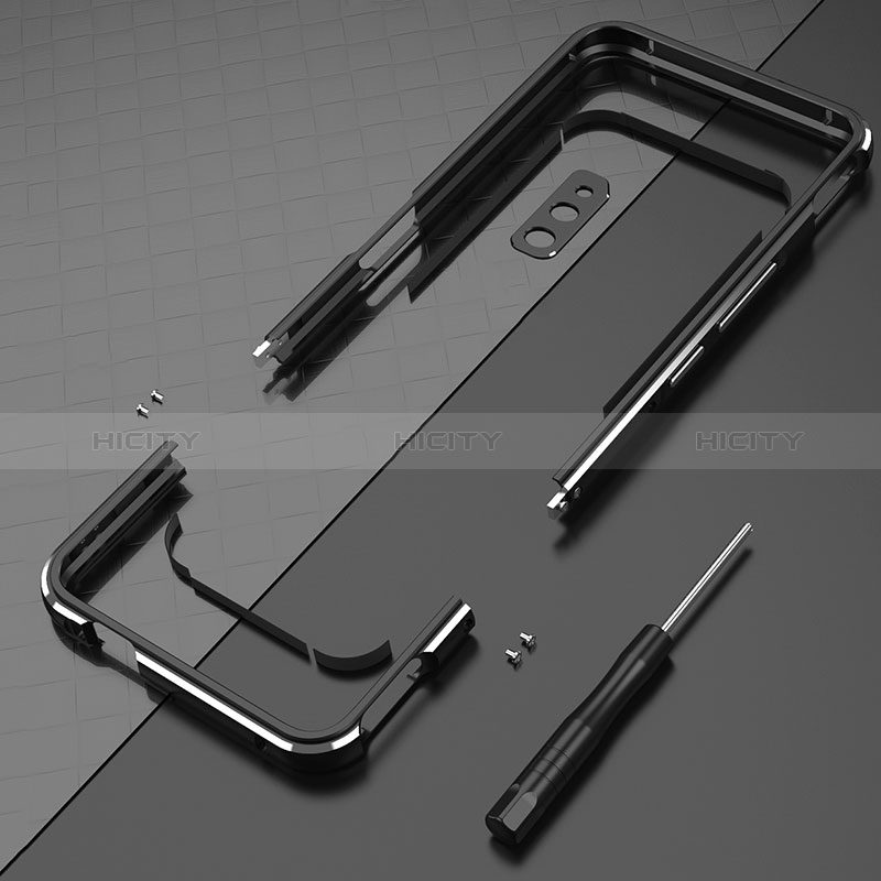 Asus ROG Phone 3 Strix ZS661KS用ケース 高級感 手触り良い アルミメタル 製の金属製 バンパー カバー Asus 