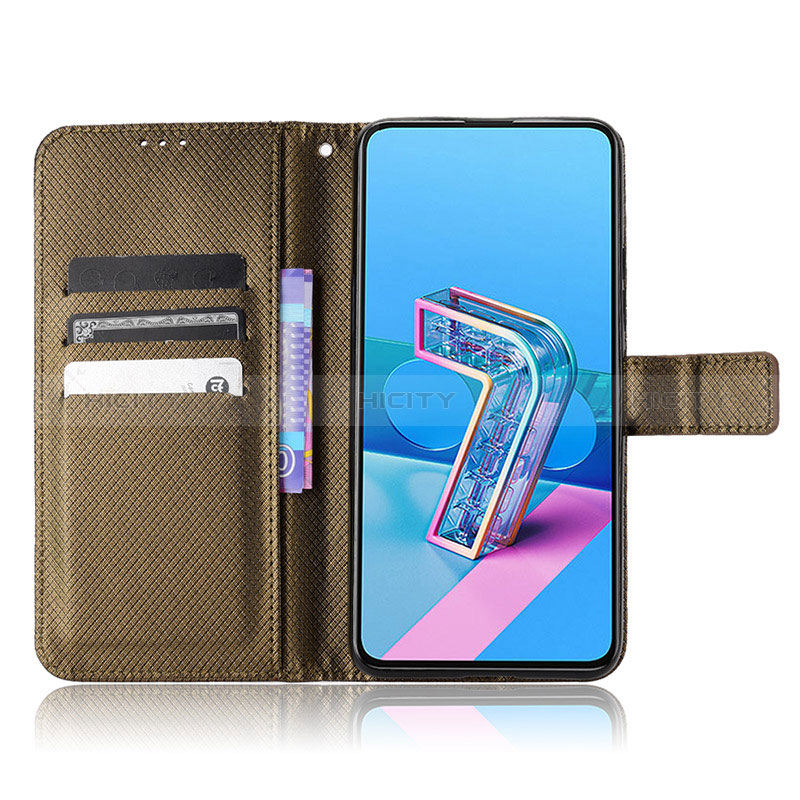 Asus ZenFone 8 Flip ZS672KS用手帳型 レザーケース スタンド カバー BY1 Asus 