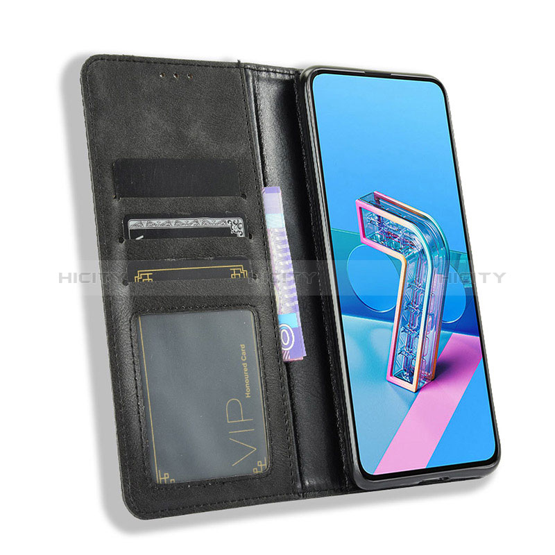 Asus ZenFone 8 Flip ZS672KS用手帳型 レザーケース スタンド カバー BY4 Asus 