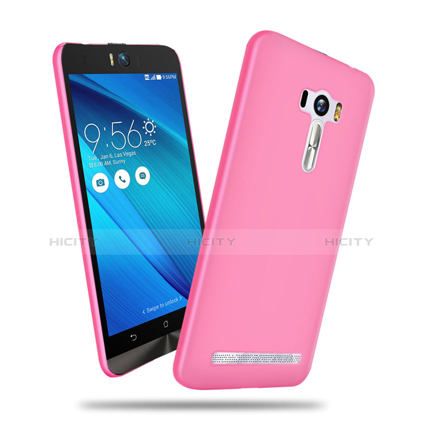 Asus Zenfone Selfie ZD551KL用ハードケース プラスチック 質感もマット Asus ピンク