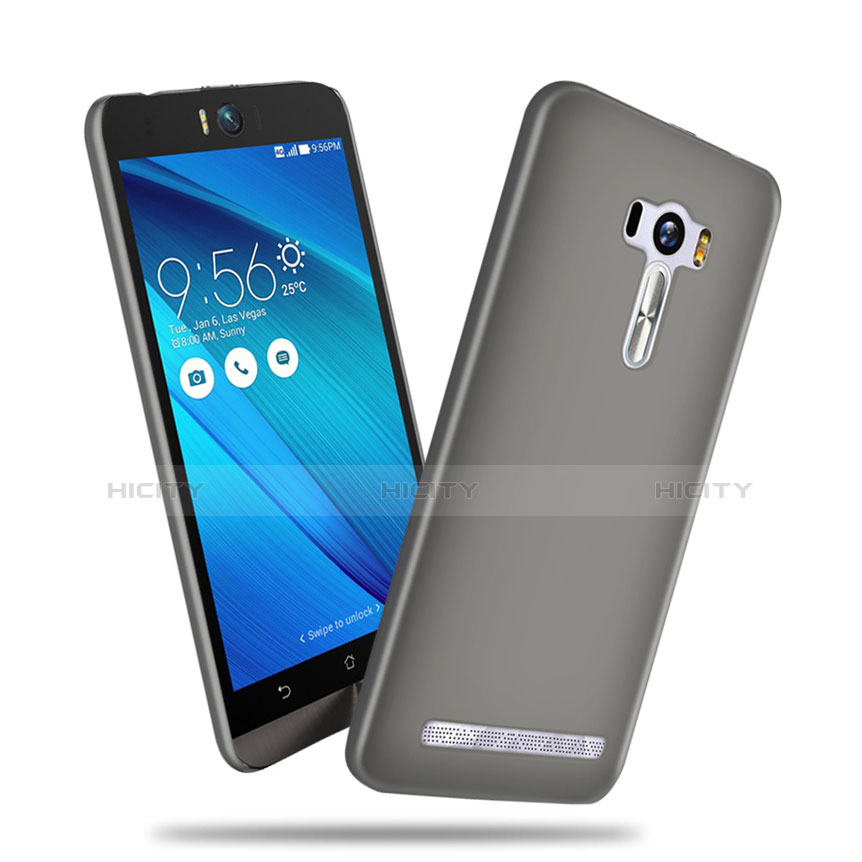 Asus Zenfone Selfie ZD551KL用ハードケース プラスチック 質感もマット Asus グレー